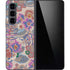 Warm Taupe Floral Galaxy Z Fold5 5G Skin
